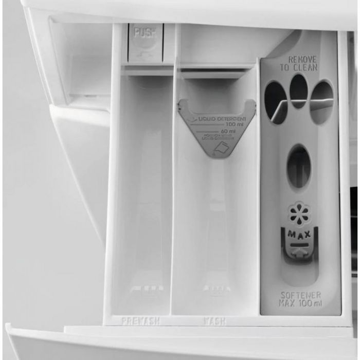 Пральна машина вбудована Zanussi ZWI712UDWAU, 7кг, 1200, A+++, Дисплей, Білий
