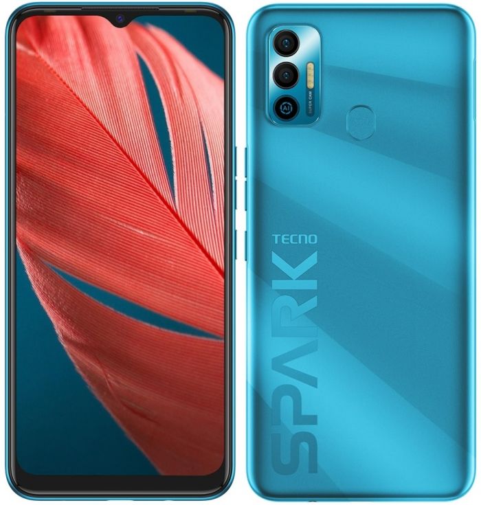 Смартфон TECNO Spark 7 (KF6n) 4/64Gb NFC 2SIM Morpheus Blue