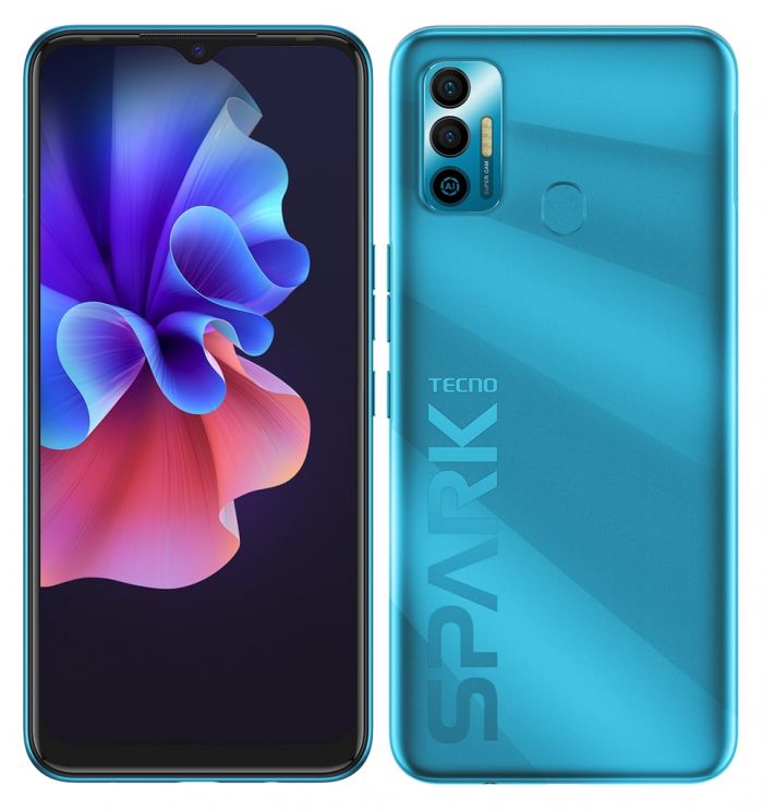 Смартфон TECNO Spark 7 (KF6n) 4/64Gb NFC 2SIM Morpheus Blue