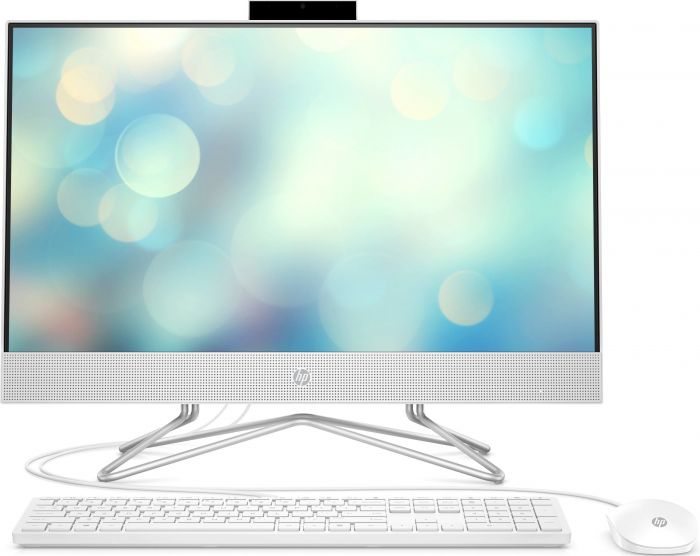 Персональний комп'ютер-моноблок HP All-in-One 23.8FHD IPS AG/Intel i5-10400T/8/256F/int/kbm/3Y/DOS/White