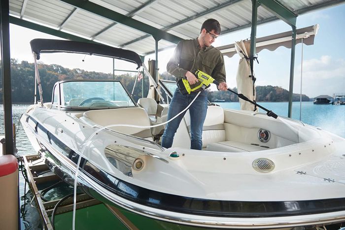Ryobi Мінімийка низького тиску RY18PW22A-0, акумуляторна, 22бар, 182 л/год. (без АКБ і ЗП)