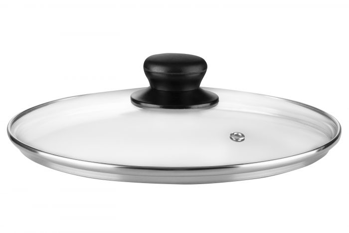 Кришка Ardesto Gemini Gourmet 22 см, скло, нержавіюча сталь, бакеліт
