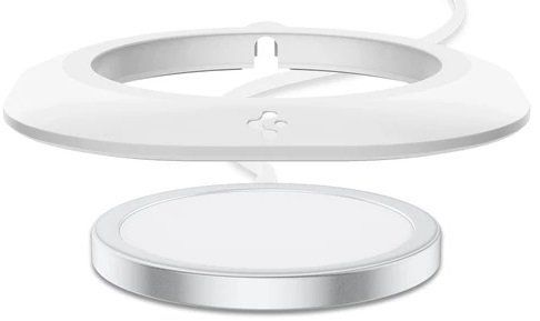 Тримач Spigen Mag Fit для MagSafe Charger Pad, White