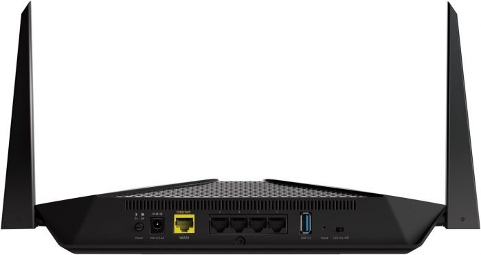 Маршрутизатор NETGEAR RAX40 Nighthawk AX3000 WiFi 6, 4xGE LAN, 1xGE WAN, 1xUSB 3.0, 2х зовнішн. ант.
