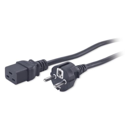 Кабель мережевий FSP CEE 7/4(Schuko)-C19, 16A, 250V, 1.5м