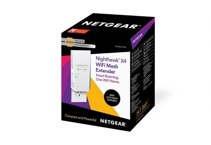 Розширювач WiFi-покриття NETGEAR EX7300 Nighthawk X4 AC2200, 1xGE LAN