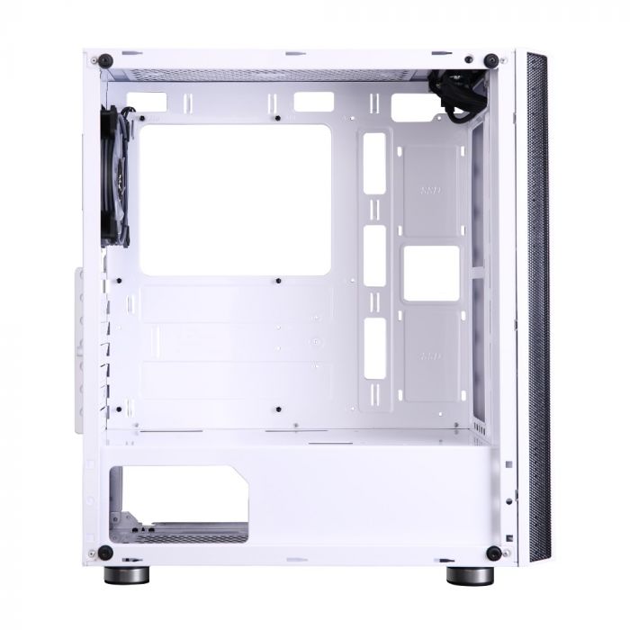 Корпус Zalman R2 WHITE, MidT,E-ATX, 2xUSB2.0, 1xUSB3.0, 1x120мм RGB, скло(бічна панель), без БЖ, білий