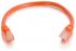 Патч-корд Cat5e C2G 0.5 м помаранчевий