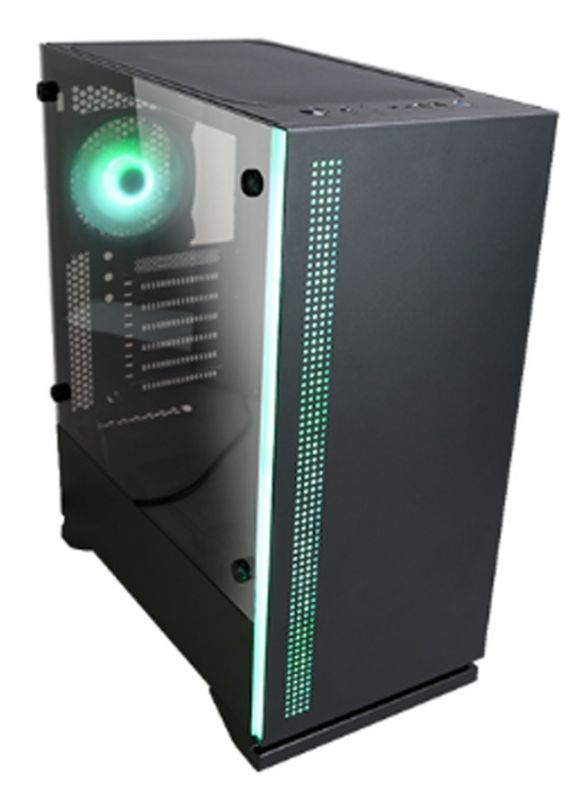 Корпус Zalman S5, MidT, 2xUSB2.0, 1xUSB3.0, 1x120, 1x120 RGB,скло (бічна панель),безБЖ,чорний