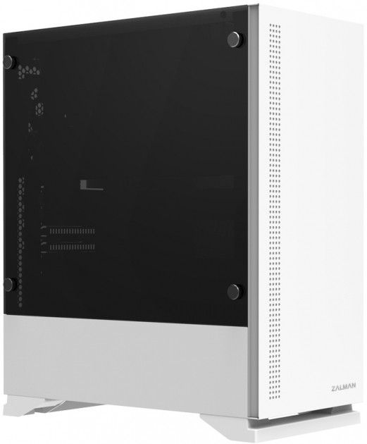 Корпус Zalman S5, MidT, 2xUSB2.0, 1xUSB3.0, 1x120мм,1x120мм RGB, скло (бічна панель), без БЖ, білий
