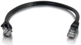 Патч-корд Cat6 C2G 0.3 м чорний