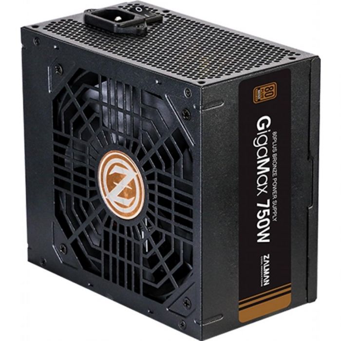 Блок живлення Zalman GigaMax 750-GVII (750W),200-240VAC,88%,80+Bronze, aPFC,120мм,MB24,CPU(4+4),5xSATA,4xPCIe,3xMOLEX, 1xFDD,OCP,OVP,OPP,OTP,UVP,SCP