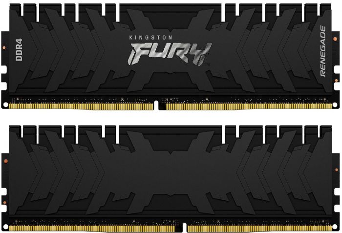 Пам'ять ПК Kingston DDR4 16GB KIT (8GBx2) 4000 FURY Renegade Black