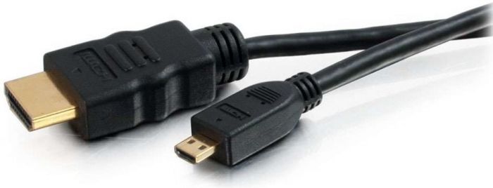 Кабель перехідник C2G HDMI micro на HDMI 0.5 м 10.2Gbps