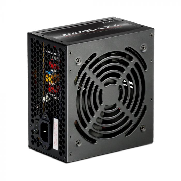 Блок живлення Zalman ZM700-LXII (700W), 200-240 VAC,85%, aPFC,120мм,MB24,CPU(4+4),6xSATA,4xPCIe,3xMOLEX,OTP,OVP,UVP,SCP