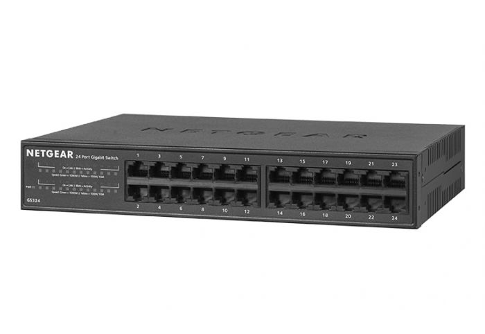 Комутатор NETGEAR GS324 24xGE, некерований