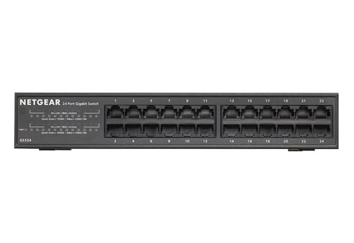 Комутатор NETGEAR GS324 24xGE, некерований