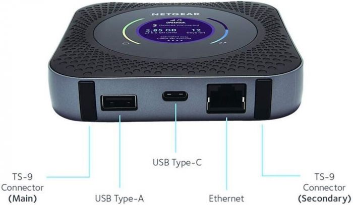 Мобільний маршрутизатор NETGEAR MR1100 Nighthawk M1 AC1000, 4G LTE, 1xGE LAN, 1xUSB-C, 1xUSB 2.0, 2xTS