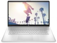 Ноутбук HP 17-cp0014ua 17.3" FHD IPS AG, AMD R5-5500U, 8GB, F256GB, UMA, DOS, сріблястий