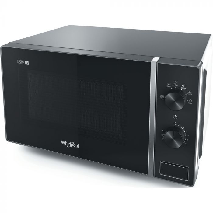 Мікрохвильова піч Whirlpool, 20л, міх. управл., 700Вт, чорний