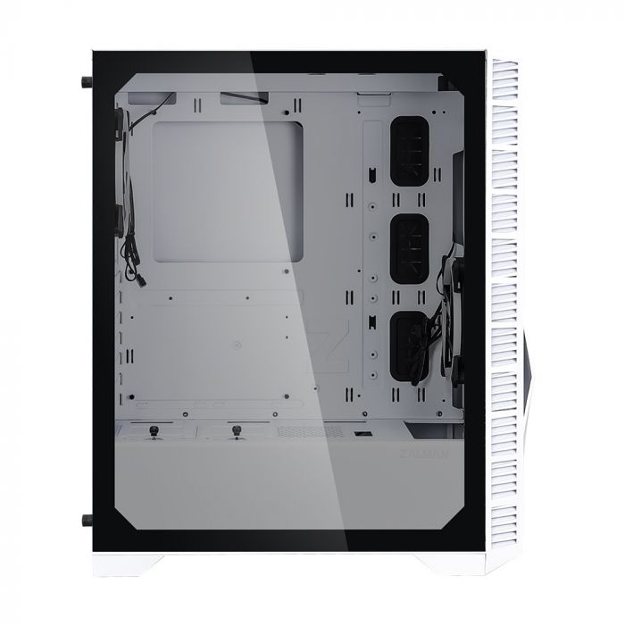 Корпус Zalman Z3 Iceberg, MidT,E-ATX, 1xUSB2.0, 2xUSB3.0, 2x120мм ARGB, скло(бічна панель), без БЖ, білий