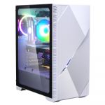 Корпус Zalman Z3 Iceberg, MidT,E-ATX, 1xUSB2.0, 2xUSB3.0, 2x120мм ARGB, скло(бічна панель), без БЖ, білий