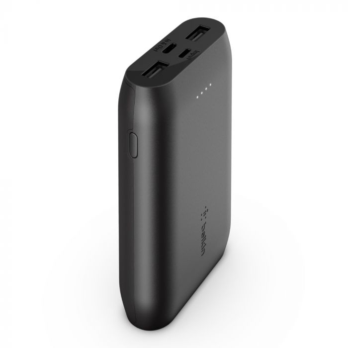 Портативний зарядний пристрій Power Bank Belkin 10000mAh, 15W, Dual USB-A, USB-C, black
