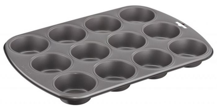 Форма для випікання маффінів Tefal Easybake baking на 12 шт. 38*27*3 см, вуглецева сталь