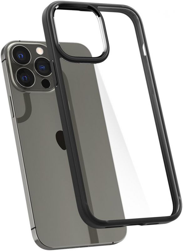 Чохол Spigen для Apple iPhone 13 Pro Max Crystal Hybrid, Matte Black