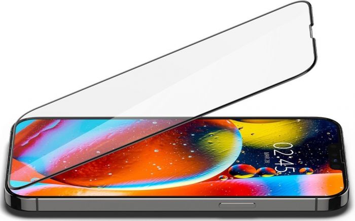 Захисне скло Spigen для Apple iPhone 13 / 13 Pro tR Slim FCHD, Black (1Pack)