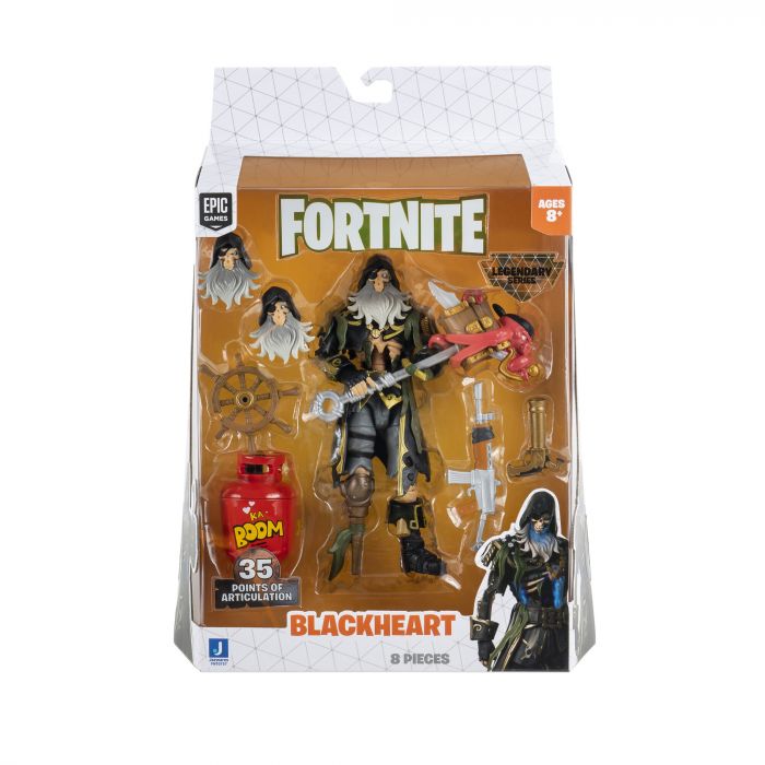 Колекційна фігурка Jazwares Fortnite Legendary Series Blackheart Skeleton S9
