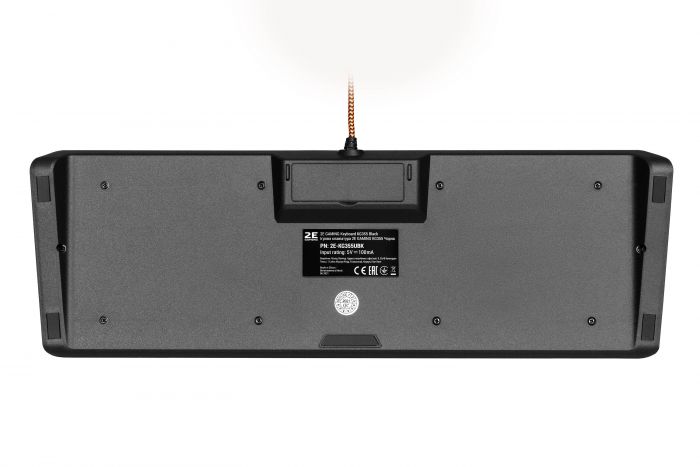 Клавіатура 2E GAMING KG355 LED 87key USB Black UKR