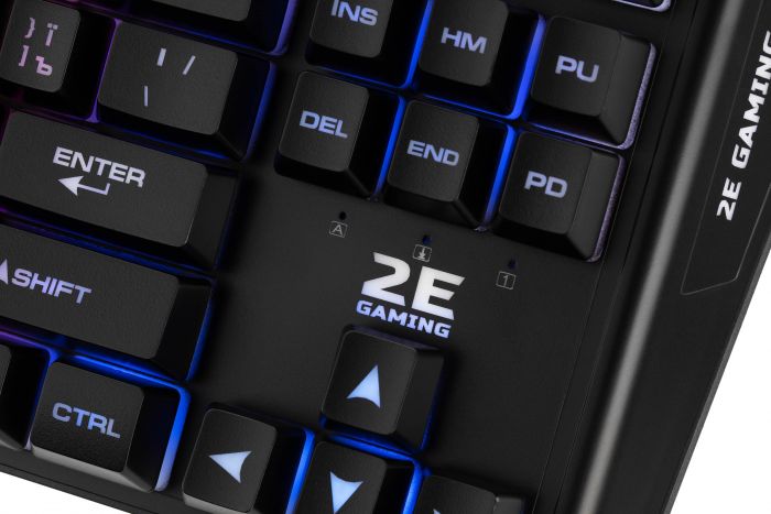 Клавіатура 2E GAMING KG355 LED 87key USB Black UKR
