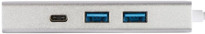 USB-C хаб Hama Aluminium 2x USB-A, USB-C, HDMI Silver