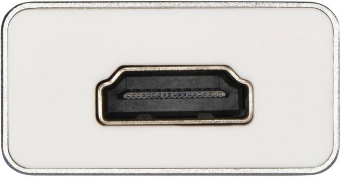 USB-C хаб Hama Aluminium 2x USB-A, USB-C, HDMI Silver