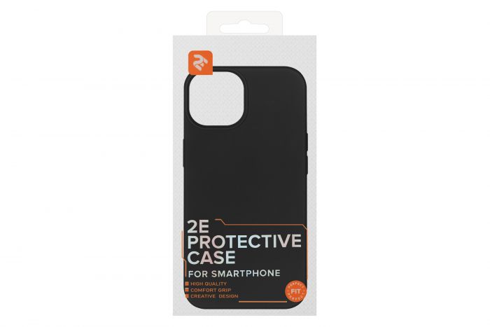 Чохол 2Е Basic для Apple iPhone 13, Liquid Silicone, Black