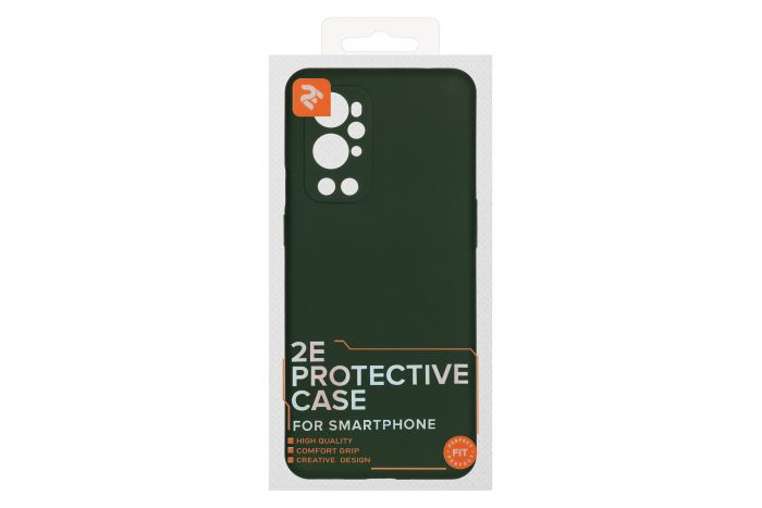 Чохол 2Е Basic для OnePlus 9 Pro (LE2123), Solid Silicon, Dark Green