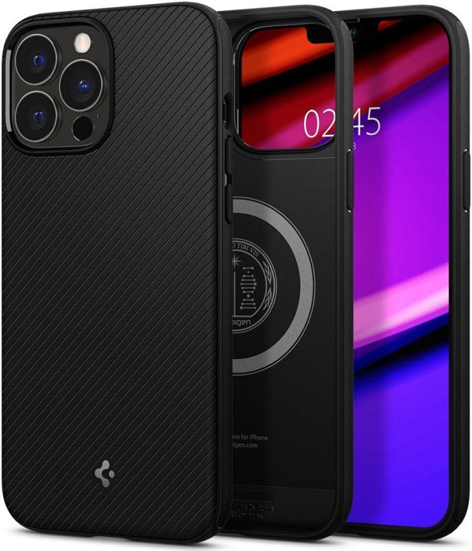 Чохол Spigen для Apple Iphone 13 Pro Max Mag Armor, Matte Black