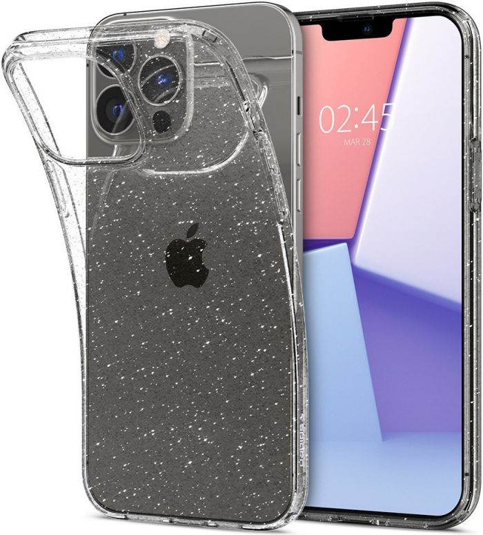 Чохол Spigen для Apple Iphone 13 Pro Liquid Crystal Glitter, Crystal Quartz