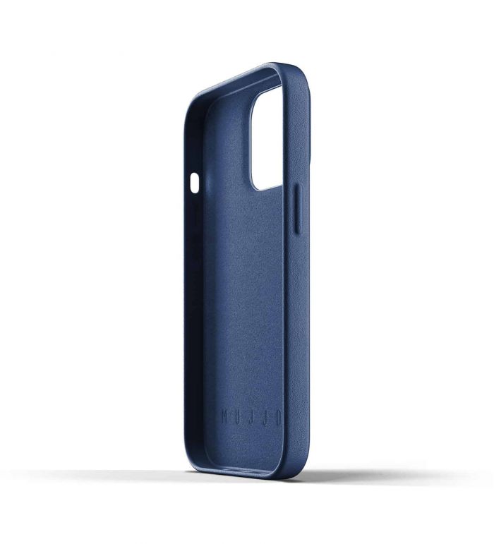 Чохол шкіряний MUJJO для Apple iPhone 13 Pro Full Leather, Monaco Blue