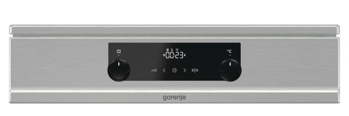 Плита Gorenje MEKIS610I/індукц/60х60/електрон.програматор/дух-71л/ електрозапалювання/гриль/поєднання конфорок/нержав. сталь