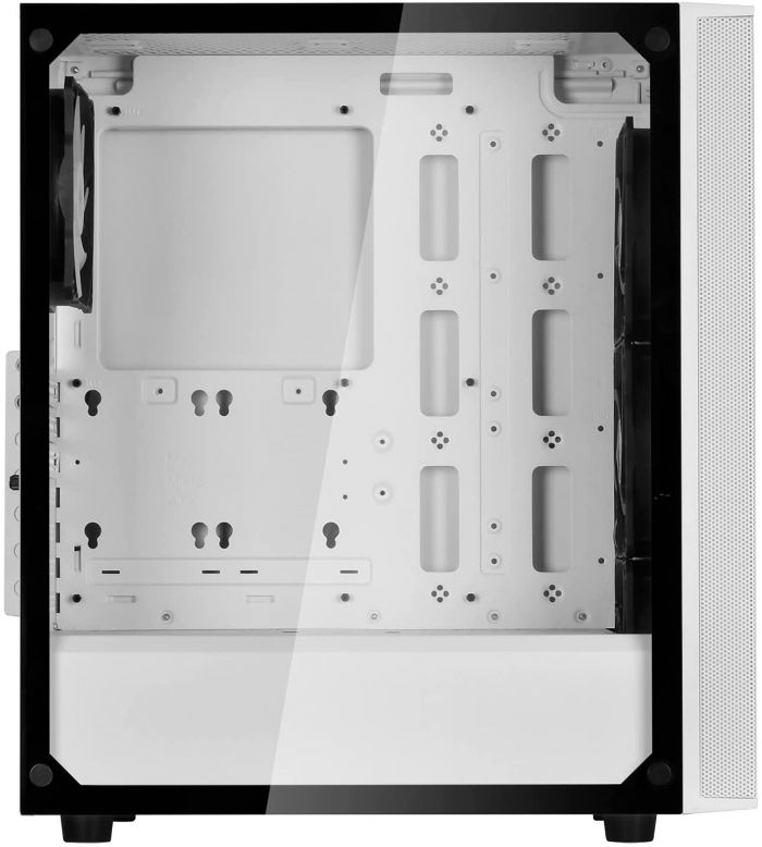 Корпус SilverStone FARA FAR1W-PRO,MidT, USB3.0x2,USB2.0x1, 4x120мм ARGB, скло(бічна панель),без БЖ,білий