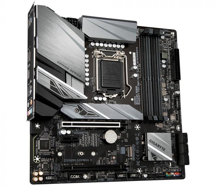 Материнська плата GIGABYTE Z590M GAMING X s1200 Z590 4xDDR4 M.2 HDMI-DP Type-C mATX