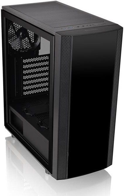 Корпус Thermaltake Versa J25 TG/Black/Win/SPCC/Tempered Glass*1/120mm Standard Fan*1