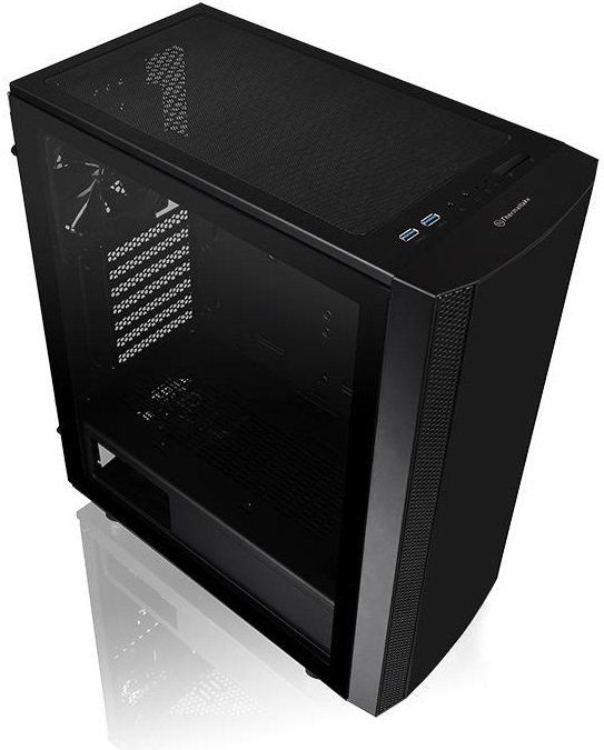 Корпус Thermaltake Versa J25 TG/Black/Win/SPCC/Tempered Glass*1/120mm Standard Fan*1
