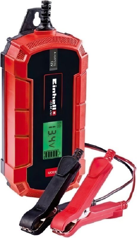 Зарядний пристрій Einhell CE-BC 4 M, мікропроц. контроль, 12 В, 3-120 А / ч, макс. 4 А