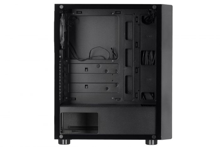 Корпус 2E GAMING RECANO (G3403) MidT, 2xUSB2.0,1xUSB3.0, 4x120мм ARGB, скло (бічна панель),без БЖ,чорний