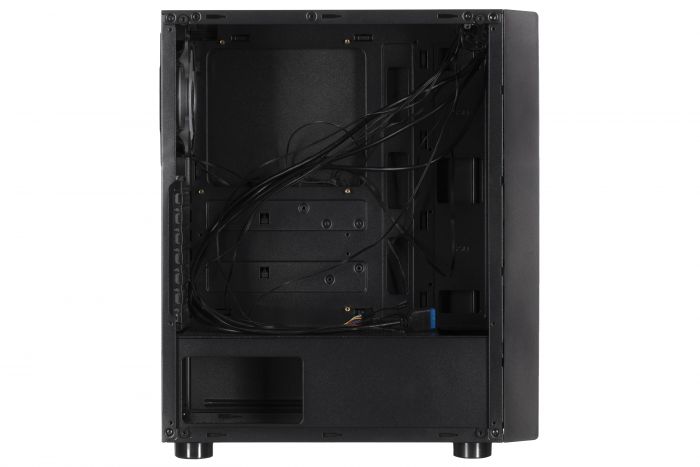 Корпус 2E GAMING RECANO (G3403) MidT, 2xUSB2.0,1xUSB3.0, 4x120мм ARGB, скло (бічна панель),без БЖ,чорний