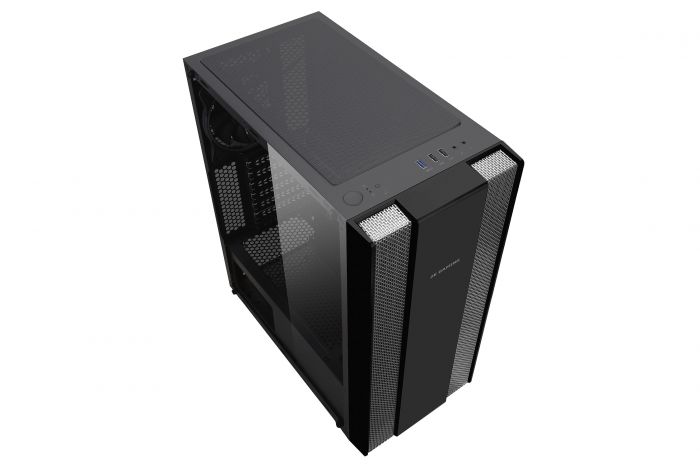 Корпус 2E GAMING RECANO (G3403) MidT, 2xUSB2.0,1xUSB3.0, 4x120мм ARGB, скло (бічна панель),без БЖ,чорний