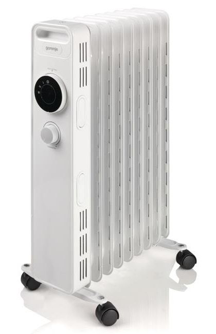 Масляний радіатор Gorenje OR2000M 9 cекцій, 2000 Вт, 15 м2, мех. керування